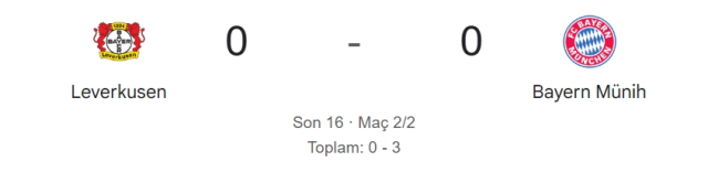 Bayer Leverkusen Bayern Münih maçı kaç kaç, bitti mi? MAÇ SONUCU! Bayer Leverkusen Bayern Münih golleri kim attı, canlı maç anlatımı!