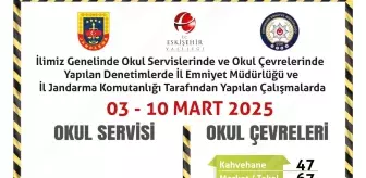 Eskişehir'de Okul Servislerine Denetim