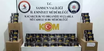 Samsun'da 250 Bin Adet Kaçak Makaron Ele Geçirildi