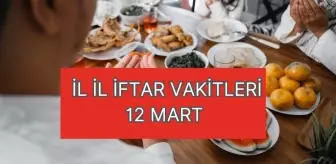 DİYANET İFTAR VAKİTLERİ | İl il iftar ve sahur vakitleri 12 Mart 2025: İstanbul, Ankara ve İzmir'de iftar ve sahur saat kaçta?