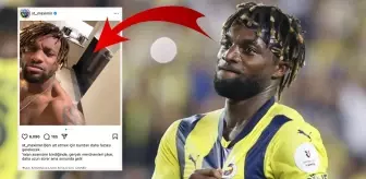 Rangers maçı kadrosuna alınmayan Saint-Maximin'den jet hızında paylaşım