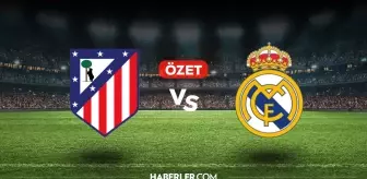 Atletico Madrid Real Madrid maç özeti ve golleri! (VİDEO) Atletico Madrid Real Madrid geniş özeti! Golleri kim attı, maç kaç kaç bitti?