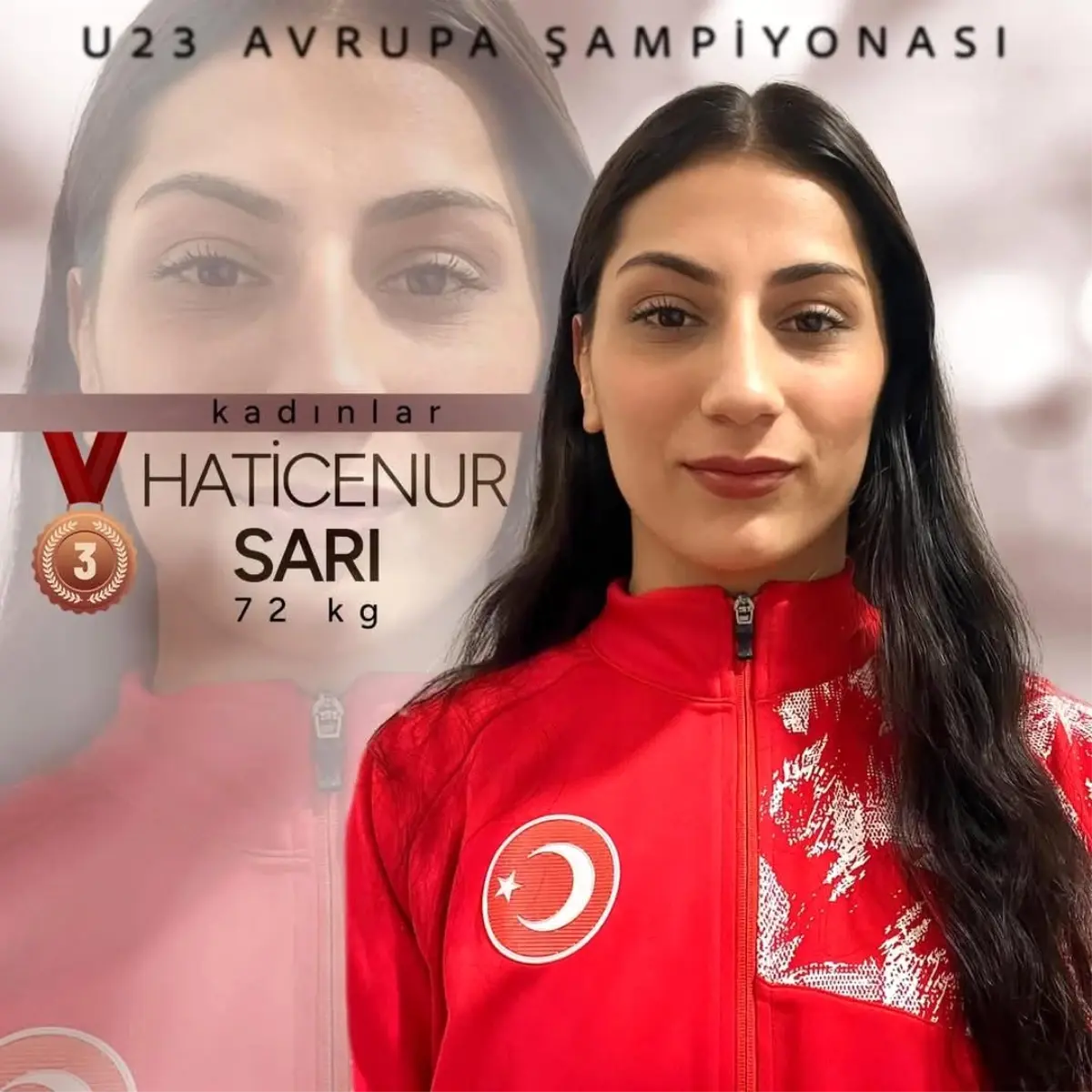 Hatice Nur Sarı, U23 Avrupa Güreş Şampiyonası'nda 3.'lük Elde Etti