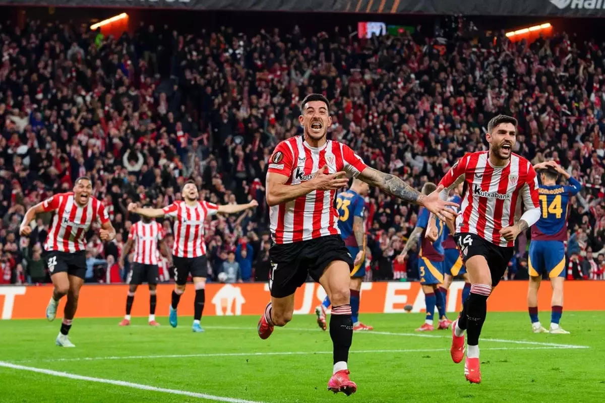 Fenerbahçe'nin muhtemel rakibi oldular! Roma'yı 3-1 yenen Athletic Bilbao, çeyrek finale yükseldi