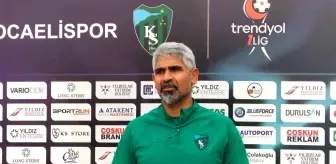 Kocaelispor Teknik Direktörü İsmet Taşdemir: 'Zor bir maç bizi bekliyor'