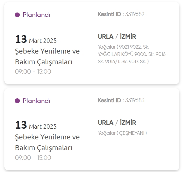 İzmir GEDİZ elektrik kesintisi! 13 Mart İzmir'de elektrik kesintisi ne zaman bitecek, elektrikler ne zaman gelecek?