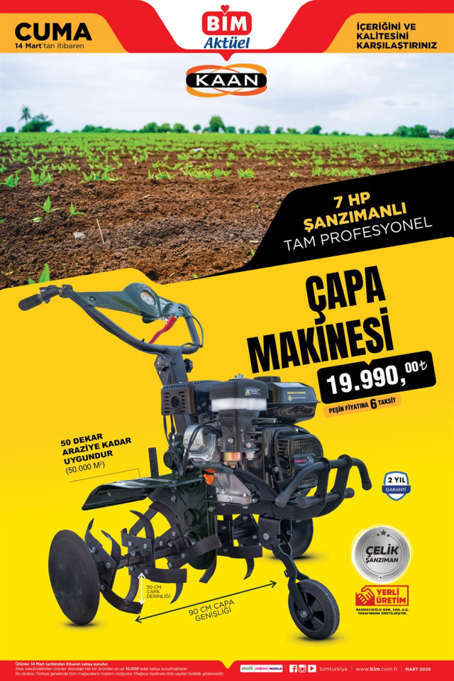 14 MART BİM KATALOĞU || BİM 14 Mart 2025 kataloğunda hangi ürünler var?