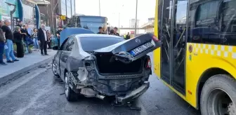Avcılar'da Kontrolden Çıkan Araç, İETT Otobüsüne Çarptı