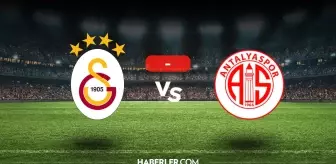 Galatasaray Antalyaspor maçı kaç kaç, bitti mi? MAÇ SONUCU! Galatasaray Antalyaspor golleri kim attı, canlı maç anlatımı!