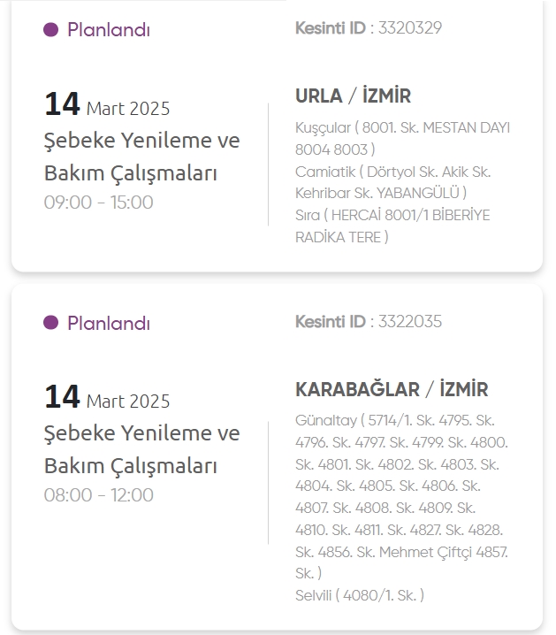 İzmir GEDİZ elektrik kesintisi! 14 Mart İzmir'de elektrik kesintisi ne zaman bitecek, elektrikler ne zaman gelecek?