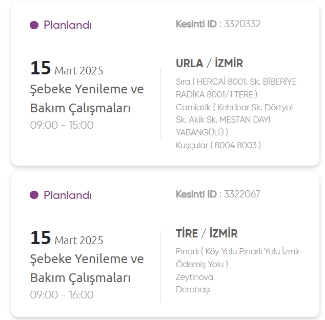 İzmir GEDİZ elektrik kesintisi! 15 Mart İzmir'de elektrik kesintisi ne zaman bitecek, elektrikler ne zaman gelecek?
