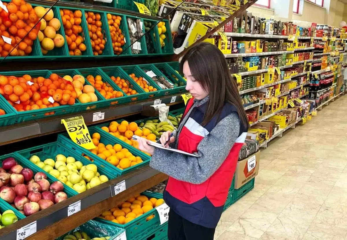 Kütahya'da Marketlerde Fiyat Takibi Denetimi Yapıldı