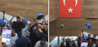 Muğla'da santral gerginliği! Belediye Başkanı Ahmet Aras'a baret fırlattılar