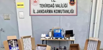 Tekirdağ'da Kaçak Tütün Operasyonu