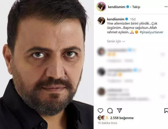 The reason why Zafer Algöz deleted his post about Şinasi Yurtseven has been revealed! His mother was not informed.