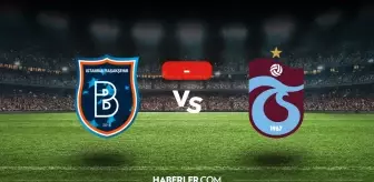 Başakşehir Trabzonspor maçı kaç kaç, bitti mi? MAÇ SONUCU! Başakşehir Trabzonspor golleri kim attı, canlı maç anlatımı!