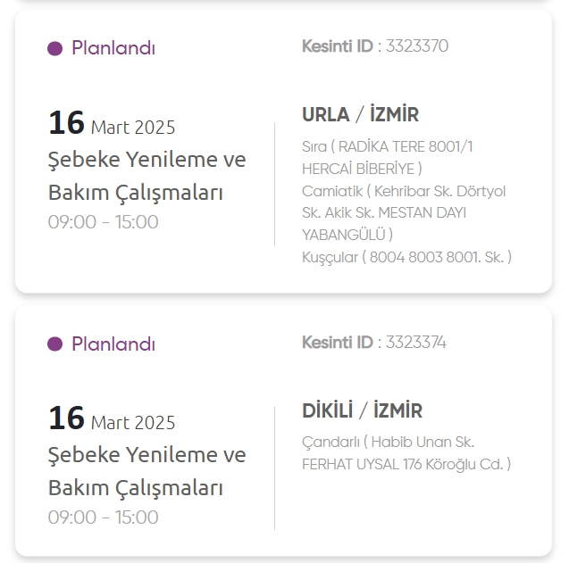 İzmir GEDİZ elektrik kesintisi! 16 Mart İzmir'de elektrik kesintisi ne zaman bitecek, elektrikler ne zaman gelecek?