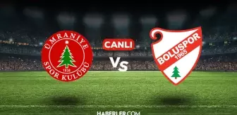 Ümraniyespor Boluspor CANLI nereden izlenir? Ümraniyespor Boluspor maçı hangi kanalda, nasıl izlenir?