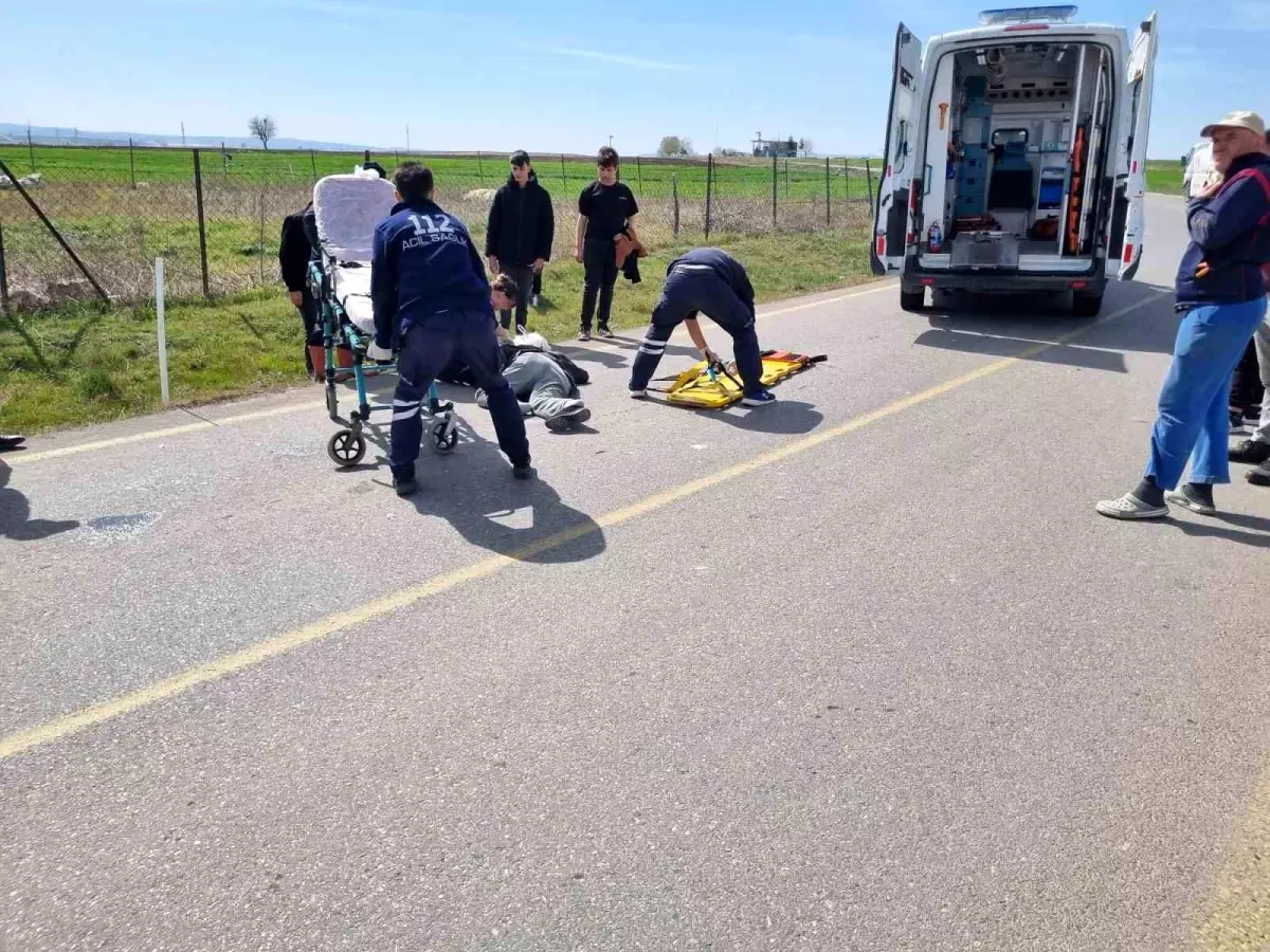 Edirne'de Trafik Kazası: Bir Kişi Ağır Yaralandı
