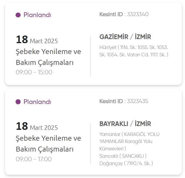 İzmir GEDİZ elektrik kesintisi! 18 Mart İzmir'de elektrik kesintisi ne zaman bitecek, elektrikler ne zaman gelecek?