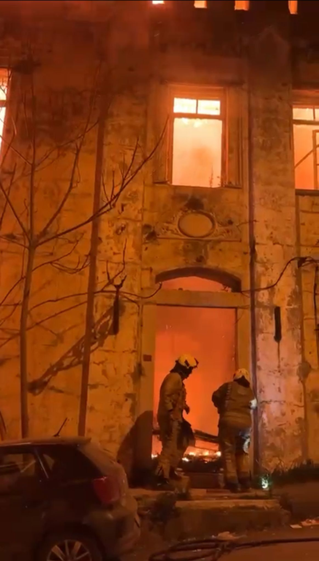 They burned the historic police station while shooting a clip in Sarıyer