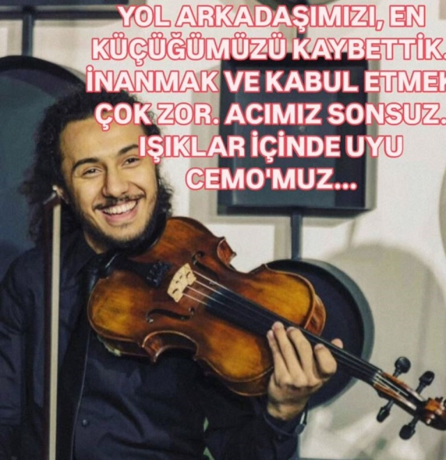 Famous group's violinist Cem Gülgel passed away at the age of 23