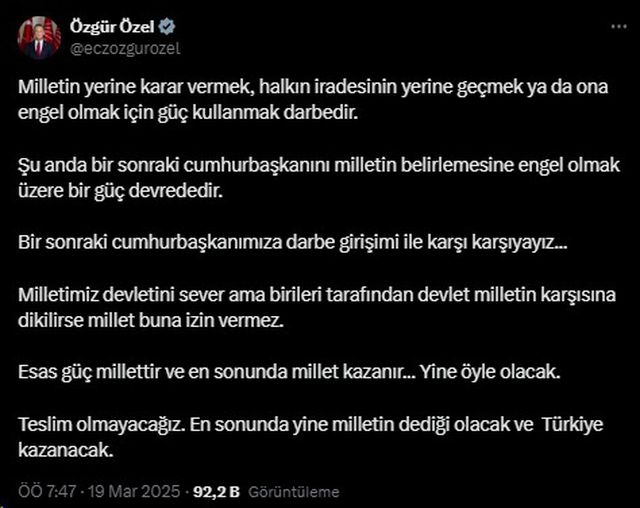 Ekrem İmamoğlu gözaltına alındı