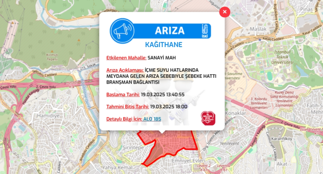 İstanbul İSKİ su kesintisi! 19-20 Mart İstanbul'da su kesintisi ne zaman bitecek, sular ne zaman gelecek?