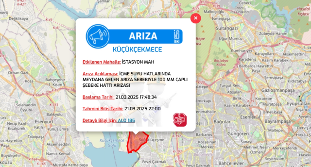 İstanbul KÜÇÜKÇEKMECE su kesintisi! 21-22 Mart İSKİ Küçükçekmece su kesintisi ne zaman bitecek, sular ne zaman gelecek?