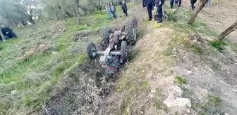 Manisa'da Traktör Devrildi, Sürücü Hayatını Kaybetti