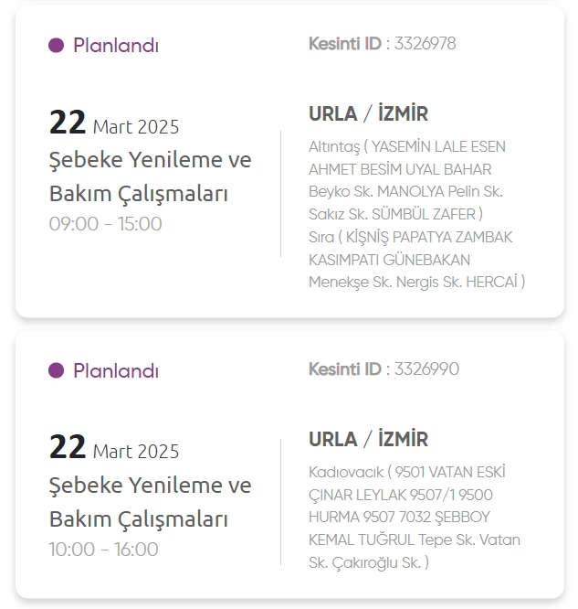 İzmir GEDİZ elektrik kesintisi! 22 Mart İzmir'de elektrik kesintisi ne zaman bitecek, elektrikler ne zaman gelecek?