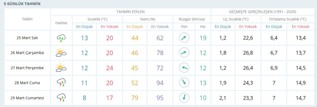 HAVA DURUMU İSTANBUL 25 MART 2025: Yarın İstanbul hava durumu nasıl? İstanbul için anlık ve haftalık hava durumu tahminleri