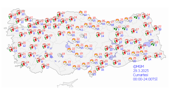 Bayramda hava nasıl olacak? 30-31 Mart ve 1 Nisan Ramazan Bayramı hava durumu!