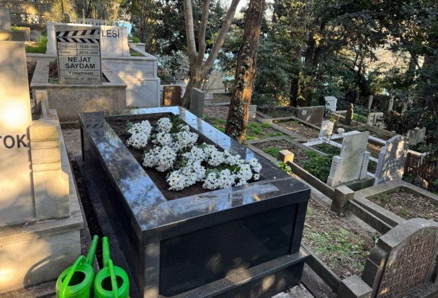 Here is the grave of Filiz Akın, who was buried quietly