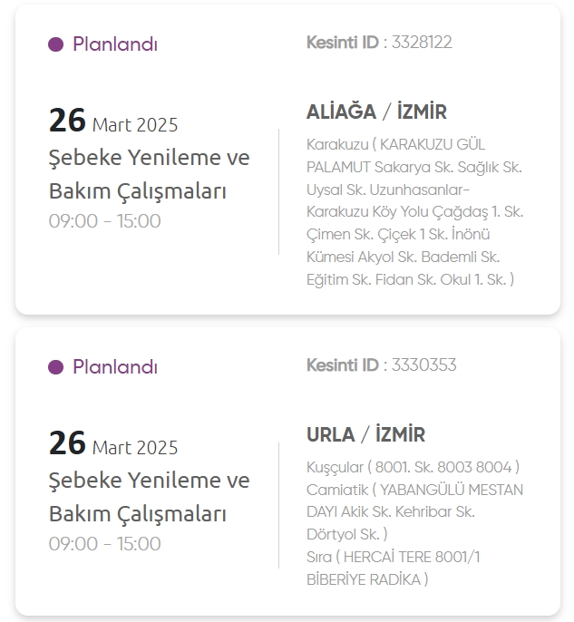 İzmir GEDİZ elektrik kesintisi! 26 Mart İzmir'de elektrik kesintisi ne zaman bitecek, elektrikler ne zaman gelecek?