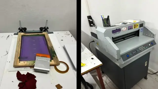 They set up a printing house and printed millions of lira in counterfeit dollars