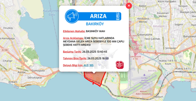 İstanbul İSKİ su kesintisi! 26-27 Mart İstanbul'da su kesintisi ne zaman bitecek, sular ne zaman gelecek?