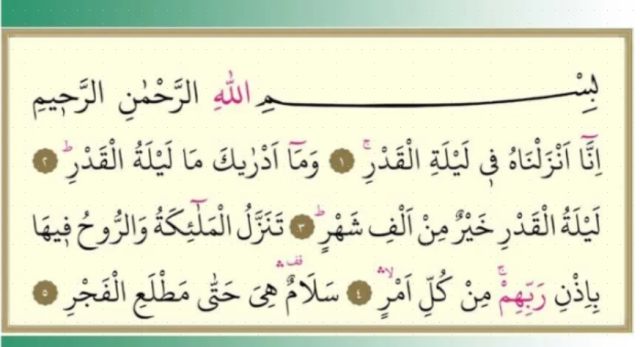 Kadir Suresi okunuşu, anlamı ve meali nedir?