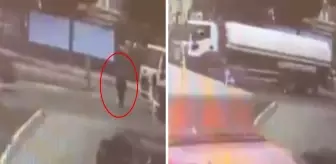 Karşıya geçmeye çalışan 91 yaşındaki adamın üzerinden kamyon geçti