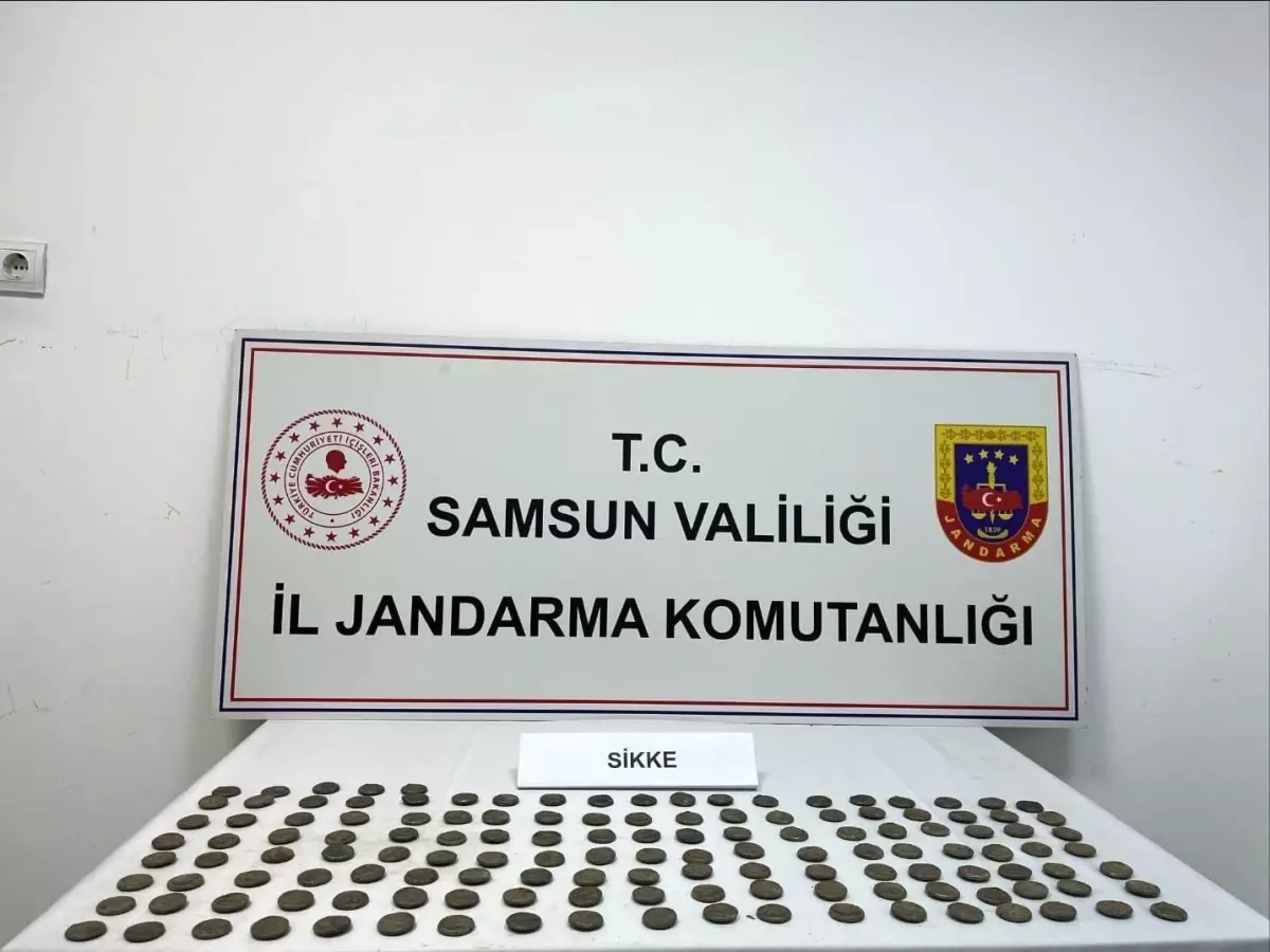 Samsun'da Tarihi Eser Kaçakçılığı Operasyonu: 130 Sikke Ele Geçirildi
