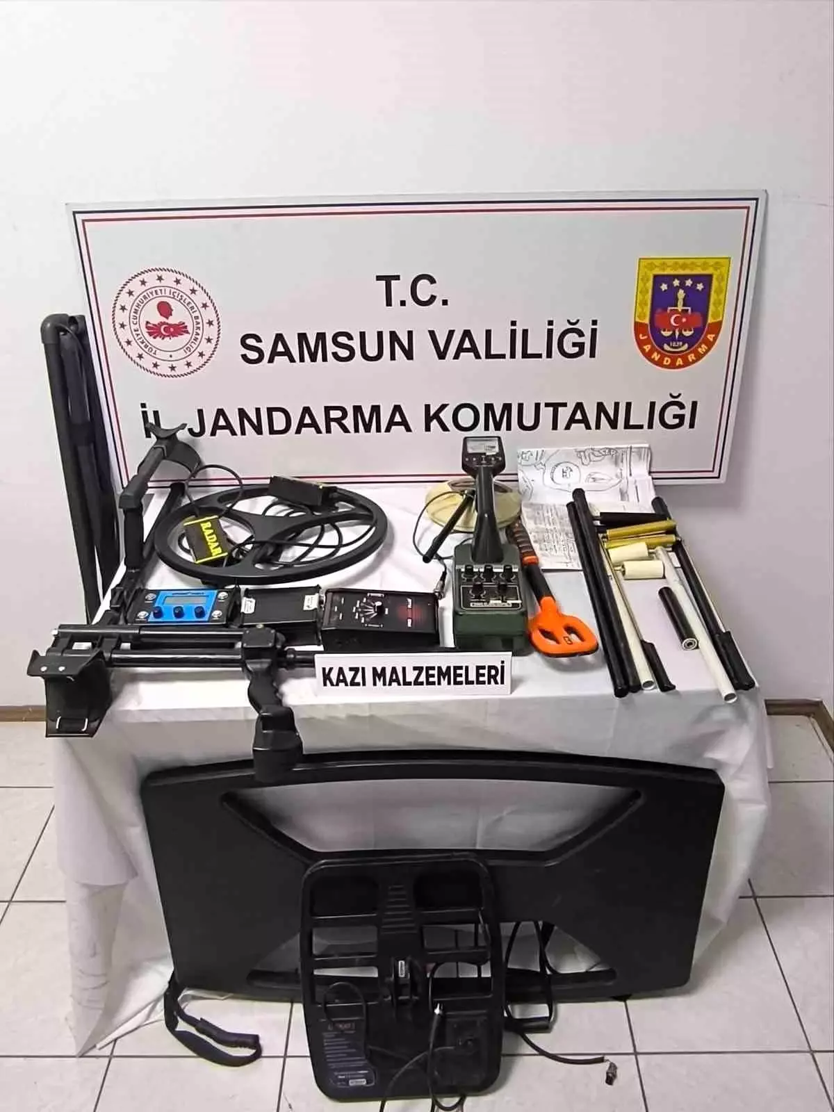 Samsun'da Define Operasyonu: 11 Kişi Yakalandı