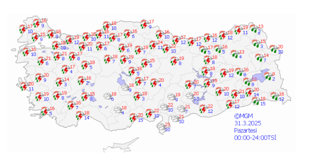 RAMAZAN BAYRAMI HAVA DURUMU || Bayramda hava nasıl olacak? 30, 31 Mart ve 1 Nisan hava durumu tahminleri!