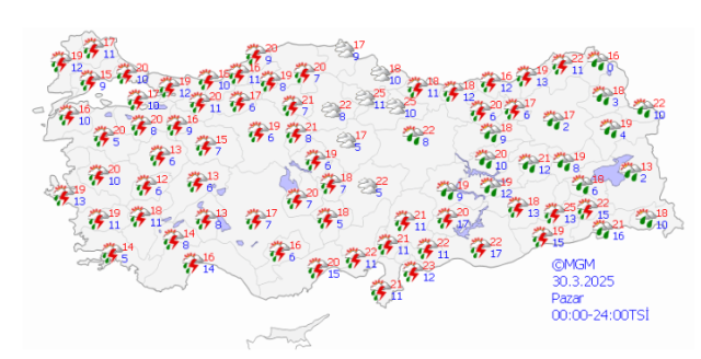 RAMAZAN BAYRAMI HAVA DURUMU || Bayramda hava nasıl olacak? 30, 31 Mart ve 1 Nisan hava durumu tahminleri!