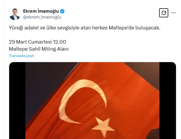 Maltepe Mitingi ne zaman, saat kaçta (CHP)?