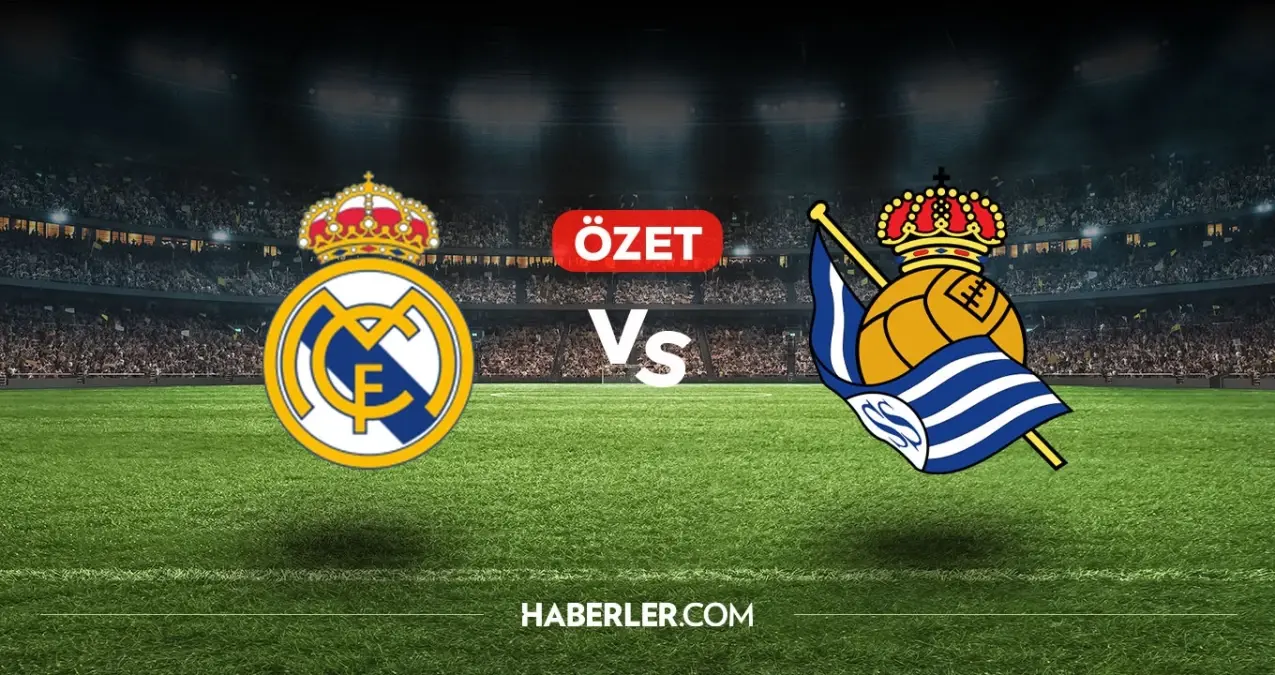 Real Madrid Real Sociedad maç özeti ve golleri! (VİDEO) Real Madrid Real Sociedad geniş özeti! Golleri kim attı, maç kaç kaç bitti?