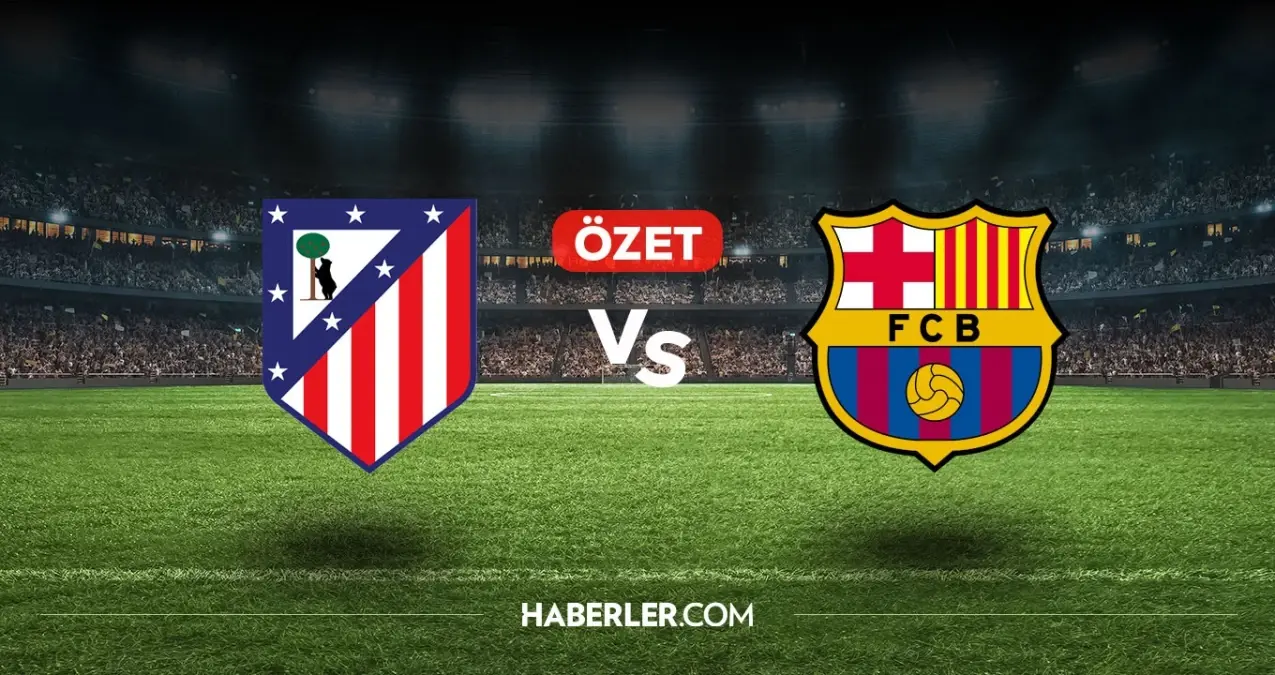 Atletico Madrid Barcelona maç özeti ve golleri! (VİDEO) Atletico Madrid Barcelona geniş özeti! Golleri kim attı, maç kaç kaç bitti?