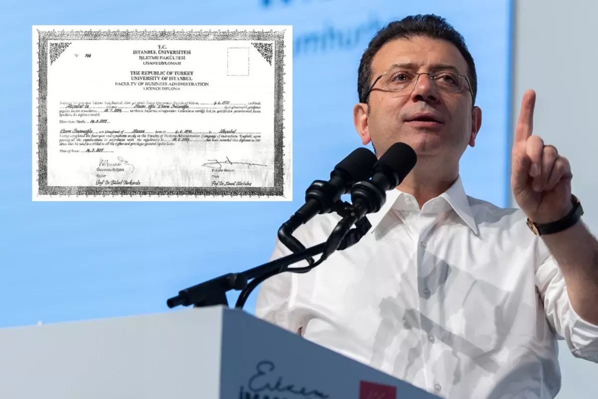 Diploması iptal edilen İmamoğlu'na üniversiteden bir darbe daha