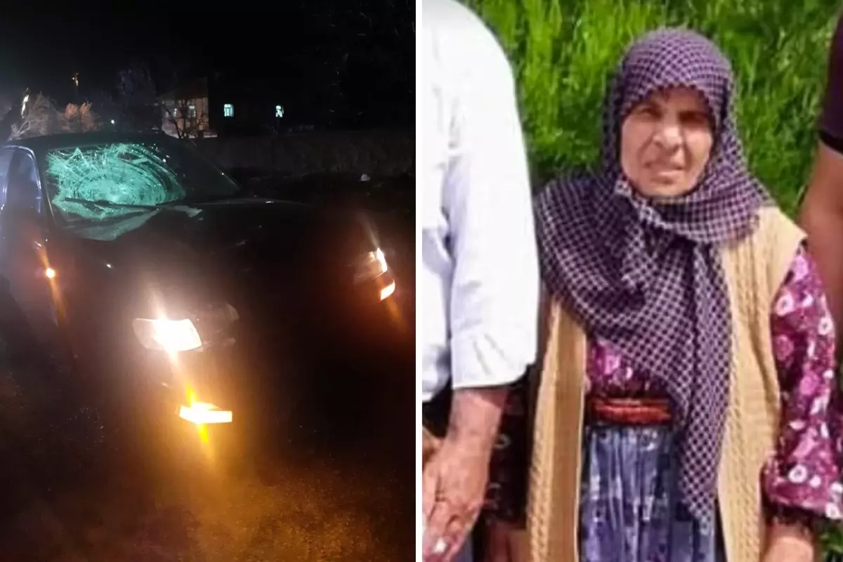 Karşıya geçerken otomobil çarpan 96 yaşındaki kadın hayatını kaybetti