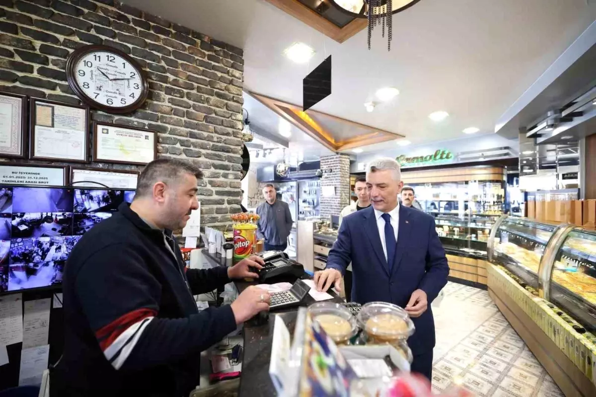 Ticaret Bakanı Ömer Bolat, Esnaf Ziyareti Gerçekleştirdi