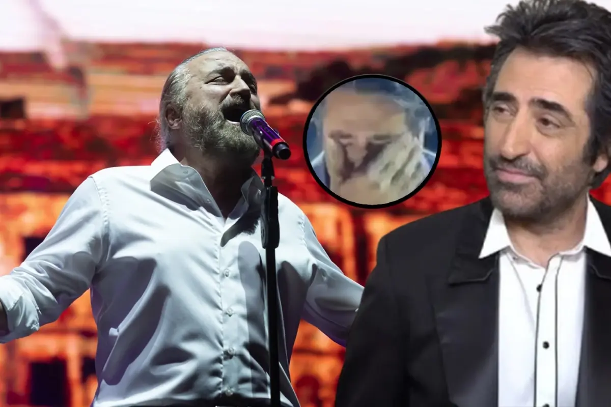 Volkan Konak'ın vefatıyla sarsılan Mahsun Kırmızıgül, sahnede gözyaşlarına boğuldu